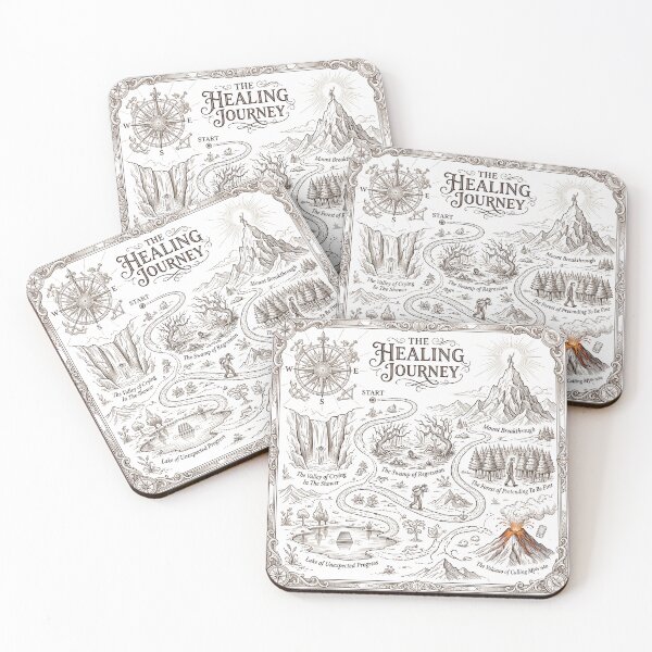Item preview, The Healing Journey Treasure Map  designed and sold by LunaMarkos.