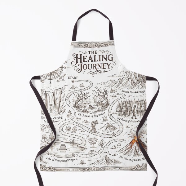 Item preview, The Healing Journey Treasure Map designed and sold by LunaMarkos.
