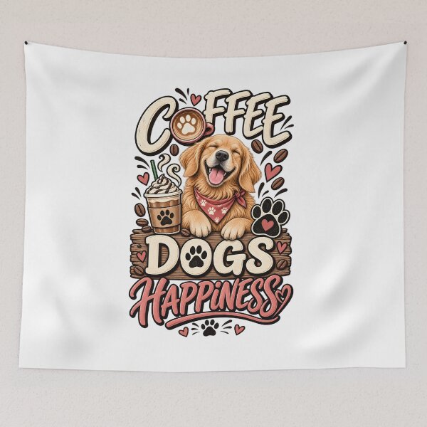 Item preview, Coffee Dogs Happiness designed and sold by oblexwear.
