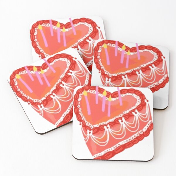 Item preview, Red Heart Birthday Cake designed and sold by tariancoveghh.