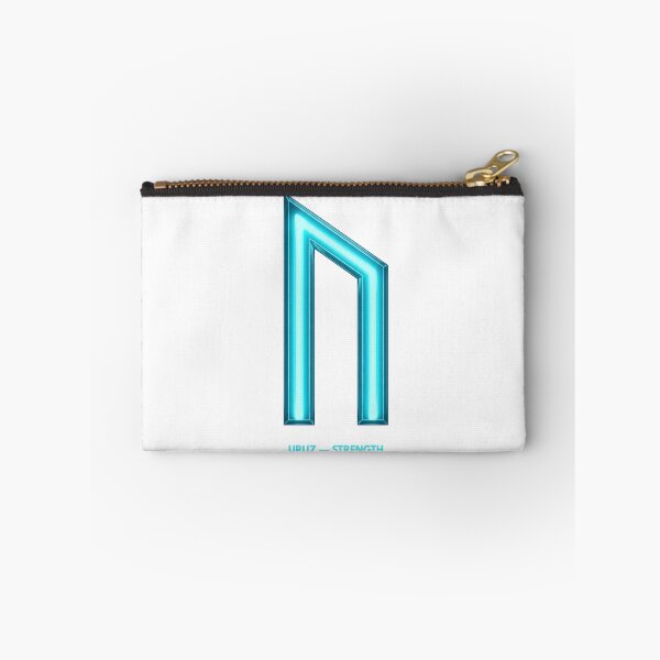 Item preview, Norse Uruz Rune Strength Symbol Neon Glow designed and sold by CalmFrameArt.