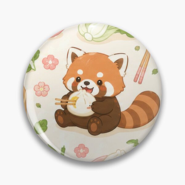 Item preview, Red Panda Bao Buns Pattern designed and sold by Soft Berry Studio.