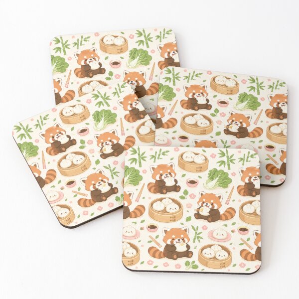 Item preview, Red Panda Bao Buns Pattern designed and sold by Soft Berry Studio.