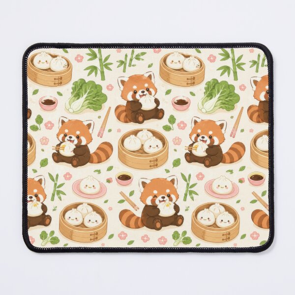 Item preview, Red Panda Bao Buns Pattern designed and sold by Soft Berry Studio.