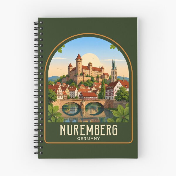 Item preview, Nuremberg Vintage Travel Illustration designed and sold by HomeLivingCo.