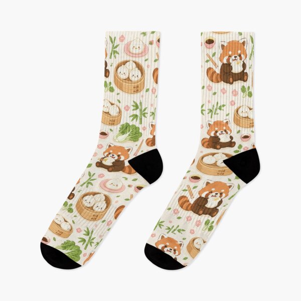 Item preview, Red Panda Bao Buns Pattern designed and sold by Soft Berry Studio.