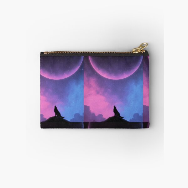 Item preview, Howling Lone Wolf Cosmic Galaxy Art designed and sold by InkmotiveStudio.