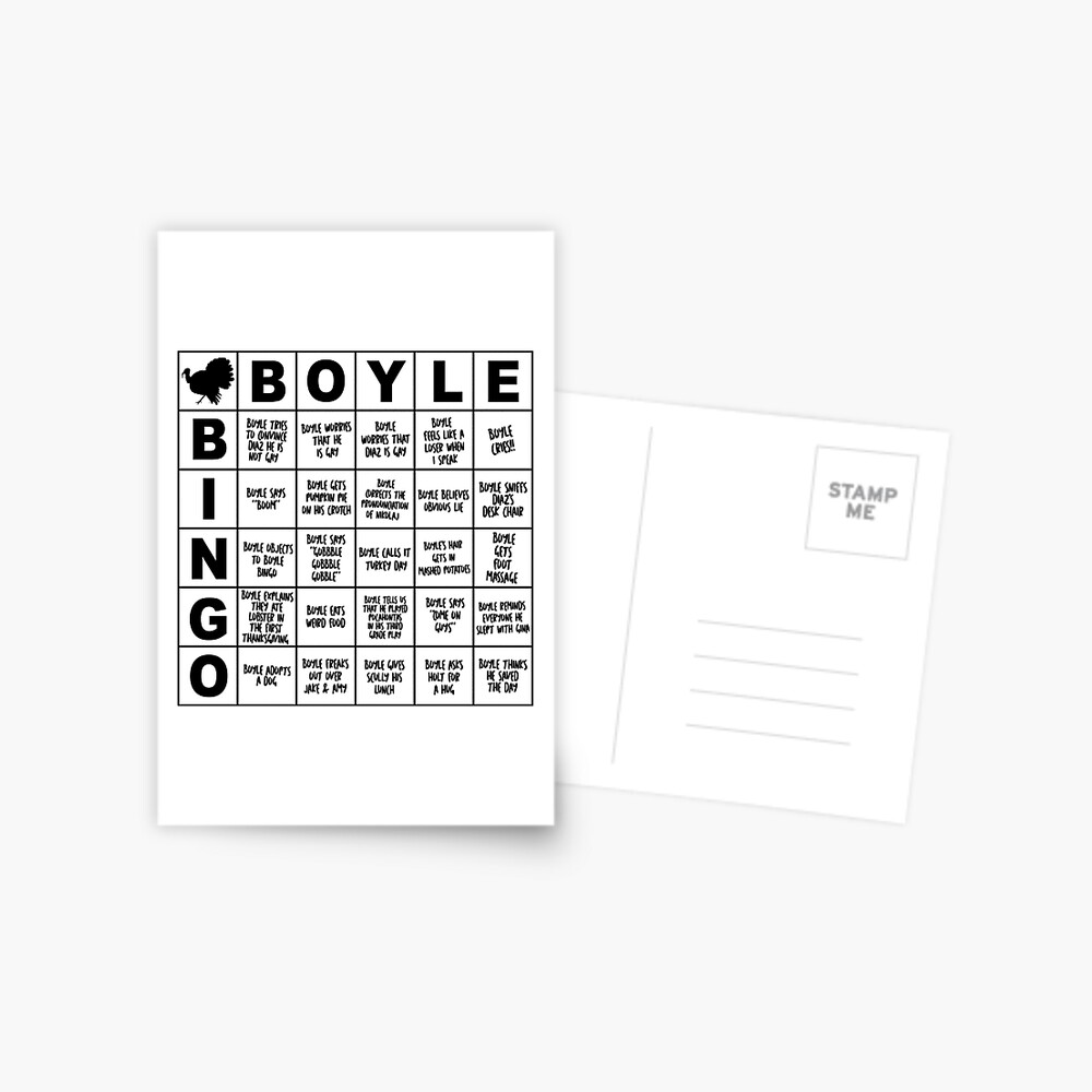 Boyle Bingo - Brooklyn Nine-nine(b99) Pattern Cushion Cover Throw