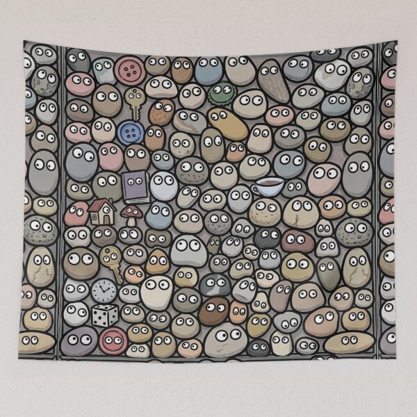 Item preview, stones with eyes designed and sold by snoWorkshop.
