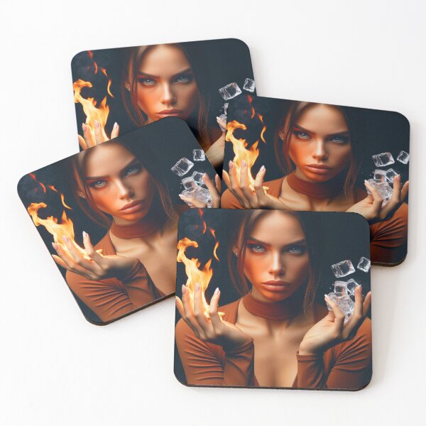 Item preview, Fire and Ice designed and sold by RocknPsycnMetal.