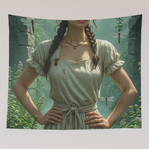 Item preview, Elf healer traverses mystical forest for healing designed and sold by Mianku | Für das Leben.