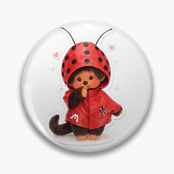 Item preview, Monchhichi Sticker Ladybug designed and sold by floravols.