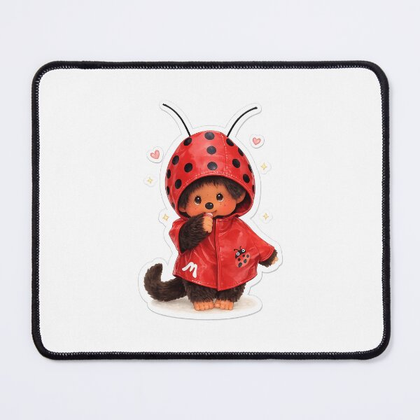 Item preview, Monchhichi Sticker Ladybug designed and sold by floravols.