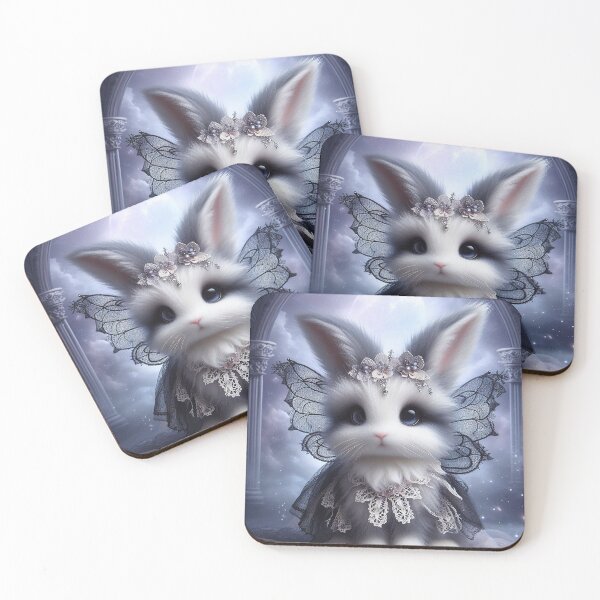 Item preview, Gothic Fairy Bunny Under the Moon designed and sold by SweetLilith.