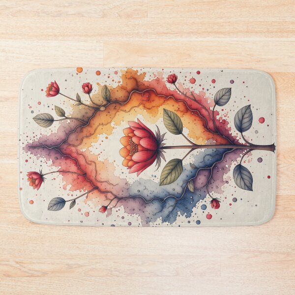 Item preview, Vibrant life within a colorful, abstract framework designed and sold by Mianku | Für das Leben.