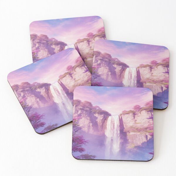 Item preview, Seraphic Waterfall in Pastel Skies designed and sold by ClarityPulse Studio.
