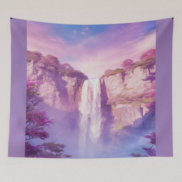 Item preview, Seraphic Waterfall in Pastel Skies designed and sold by ClarityPulse Studio.