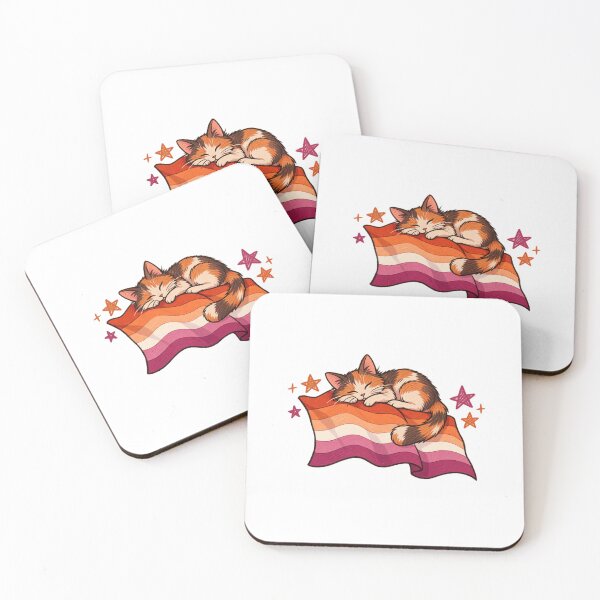 Item preview, Lesbian Cat Sticker designed and sold by floravols.