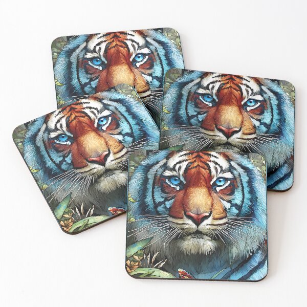 Item preview, Majestic Tiger in Lush Jungle Setting designed and sold by Artessie.
