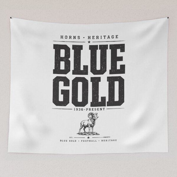 Item preview, Blue Gold 1936–Present — Vintage Football Heritage designed and sold by elcarnero.