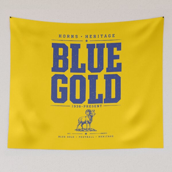 Item preview, Blue Gold 1936–Present — Vintage Football Heritage designed and sold by elcarnero.