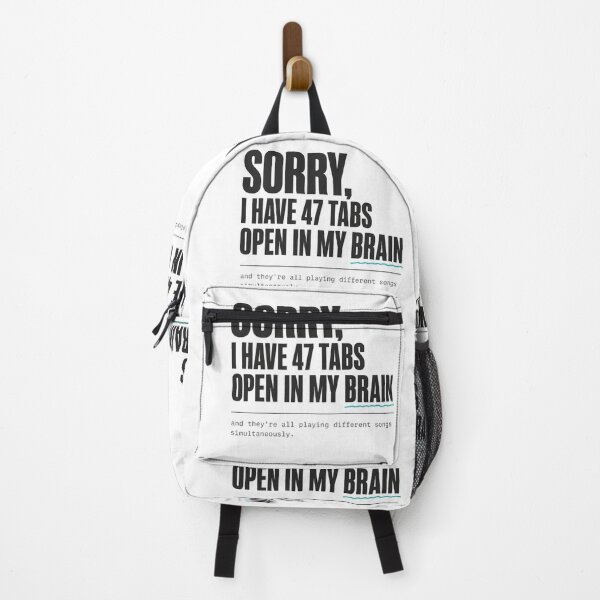 Item preview, 47 tabs open in my brain ADHD Humor designed and sold by MOSIDRIP™.