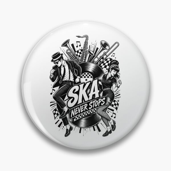 Item preview, Ska Never Stops designed and sold by RudeBeatCo.