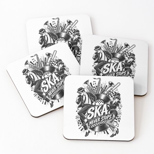 Item preview, Ska Never Stops designed and sold by RudeBeatCo.