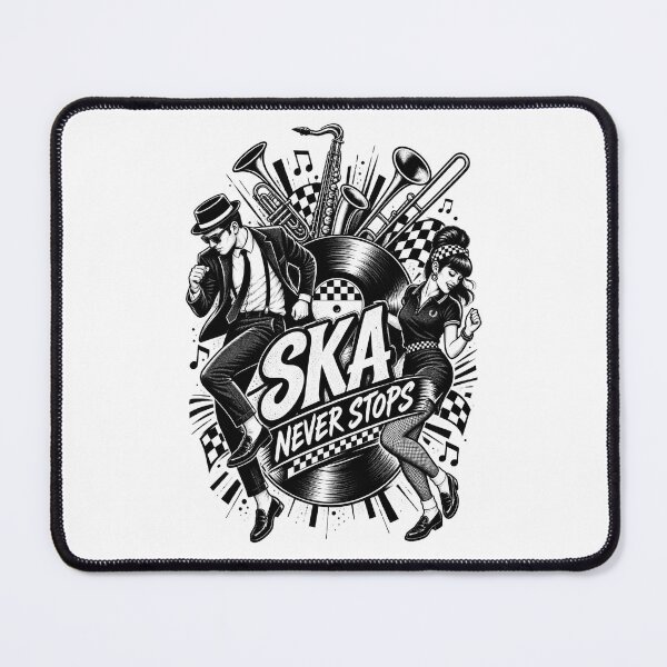 Item preview, Ska Never Stops designed and sold by RudeBeatCo.