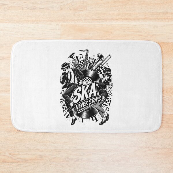 Item preview, Ska Never Stops designed and sold by RudeBeatCo.