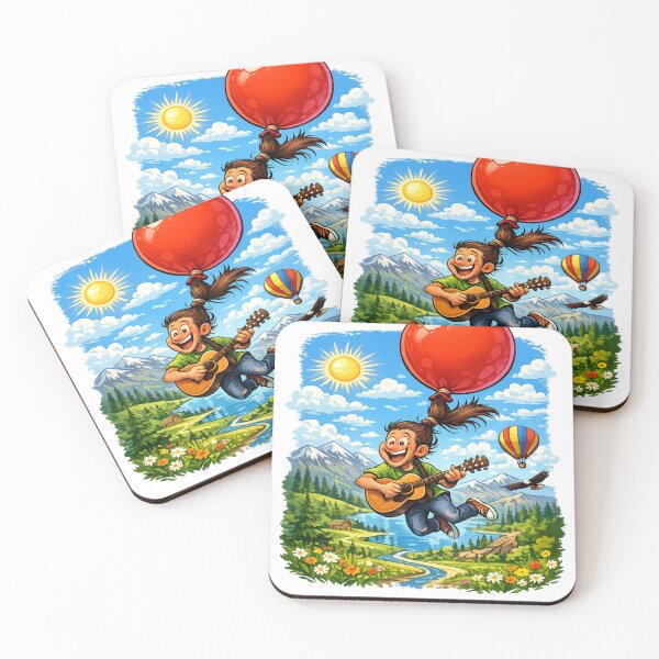 Item preview, Joyful journey beyond the clouds designed and sold by urbanshop7.