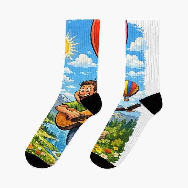 Item preview, Joyful journey beyond the clouds designed and sold by urbanshop7.