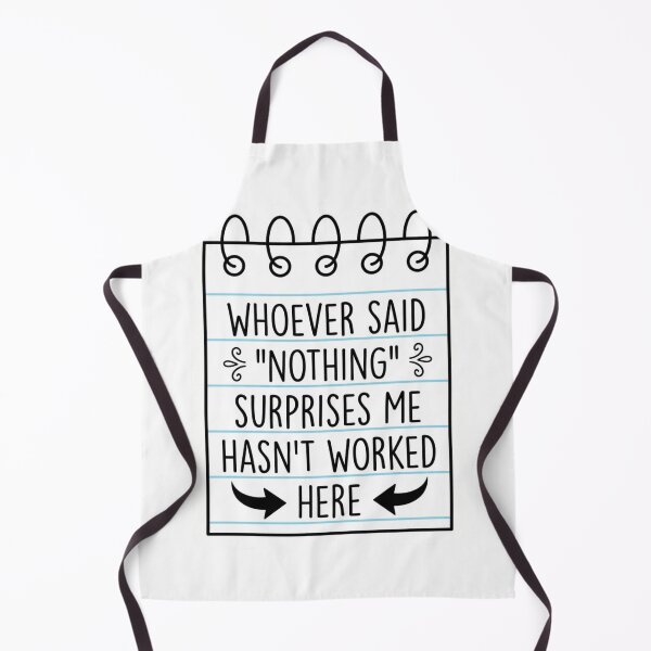 Item preview, Whoever Said Nothing Surprises Me Hasnt Worked Here Spiral Notepad Office Humor Quote designed and sold by raedattia.