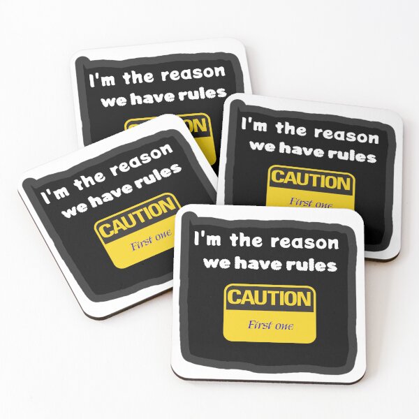 Item preview, I'm The Reason We Have Rules Funny Caution Sibling Shirt designed and sold by Funnygiftsstudio .