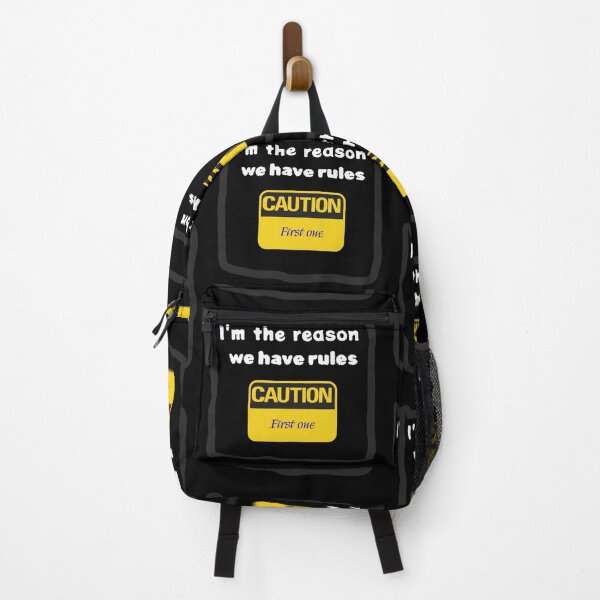 Item preview, I'm The Reason We Have Rules Funny Caution Sibling Shirt designed and sold by MariaPCMaria.