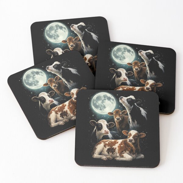 Item preview, Moonlit Cosmic Cows Collage designed and sold by SassCity.