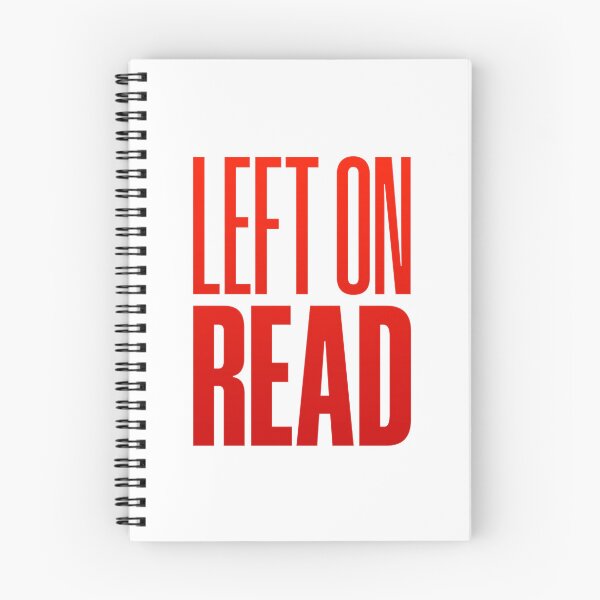 Item preview, Left On Read, Red designed and sold by Memes N Lore .