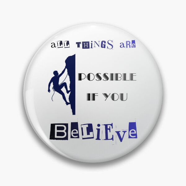 Item preview, All Things Are Possible If You Believe. designed and sold by Dinasshop.