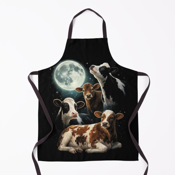 Item preview, Moonlit Cosmic Cows Collage designed and sold by SassCity.