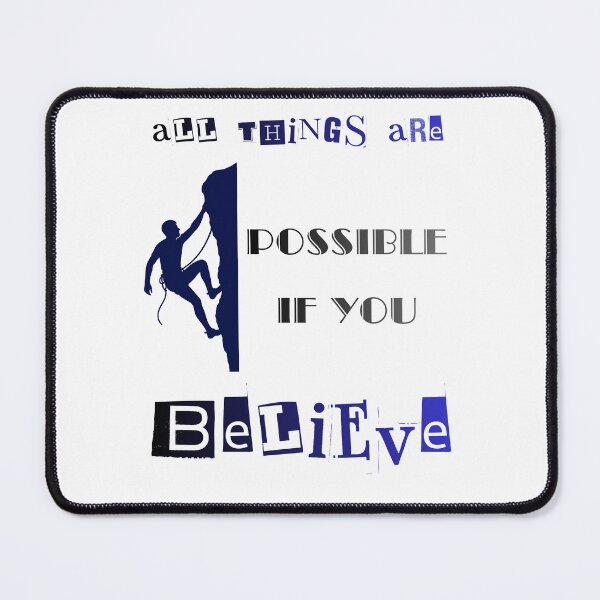 Item preview, All Things Are Possible If You Believe. designed and sold by Dinasshop.