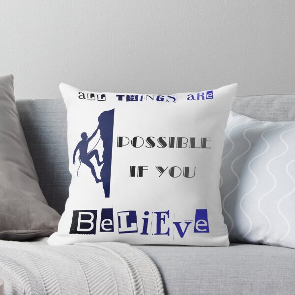 Item preview, All Things Are Possible If You Believe. designed and sold by Dinasshop.