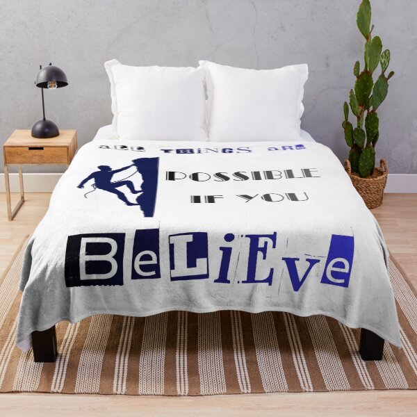 Item preview, All Things Are Possible If You Believe. designed and sold by Dinasshop.