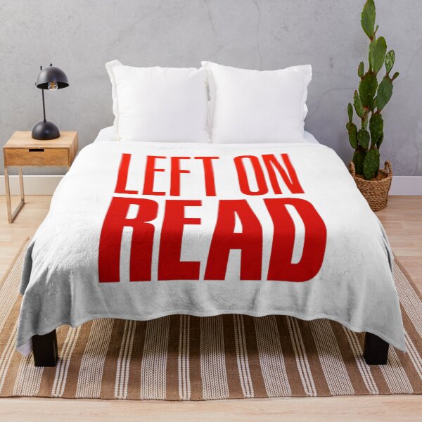 Item preview, Left On Read, Red designed and sold by Memes N Lore .