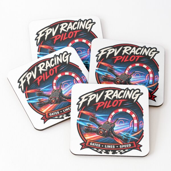 Item preview, FPV Racing Pilot Through The Gates designed and sold by Rhubarb Bridge Merch.