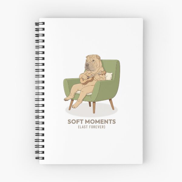 Item preview, Peaceful Shar Pei Playing Ukulele Vintage Aesthetic designed and sold by COZY VINTAGE animal.