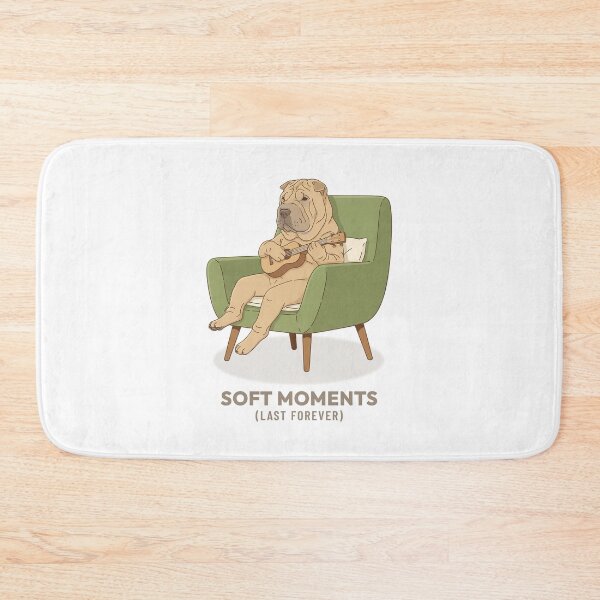 Item preview, Peaceful Shar Pei Playing Ukulele Vintage Aesthetic designed and sold by COZY VINTAGE animal.