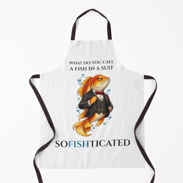 Item preview, Sofishticated – Funny Fish in Suit Gentleman Design designed and sold by PuniverseDesign.