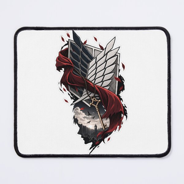 Item preview, Wings of Freedom with Red Cape – Epic Anime Design designed and sold by teamzeta.