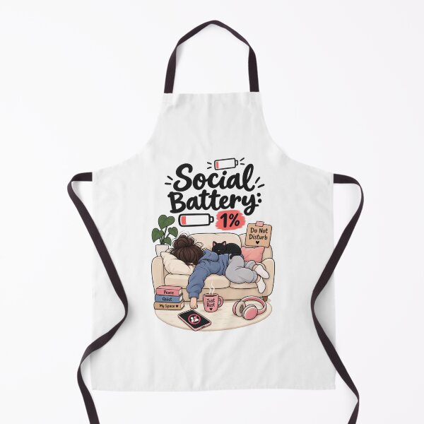 Item preview, Social Battery 1% designed and sold by DijaMar.