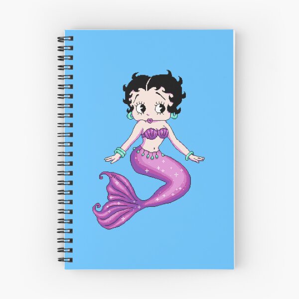 Item preview, Aqua Pink Mermaid Betty designed and sold by yearningviolet.